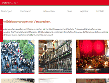 Tablet Screenshot of erlebnismanager.info